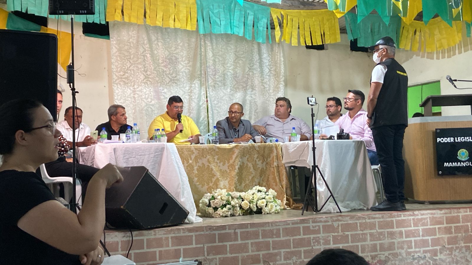Primeira Sessão Itinerante realizada na Associação do Bairro do Gurguri